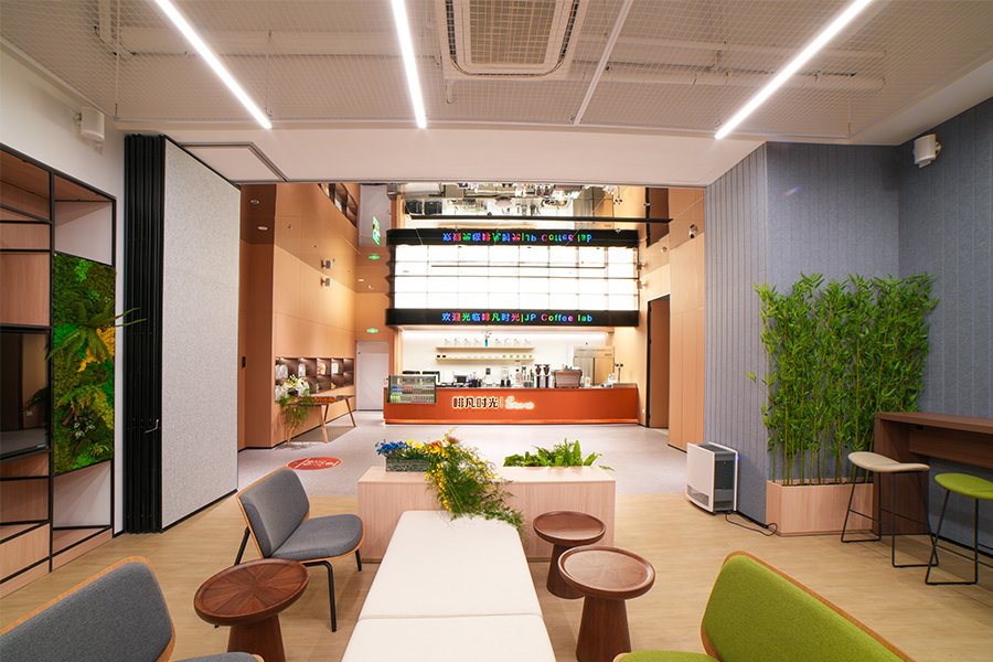 上海剑平动平衡机咖啡厅